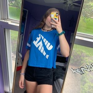 NIKE blue short sleeve